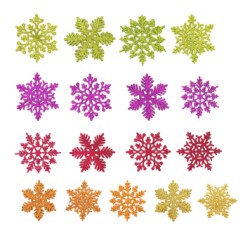 similar snowflakes