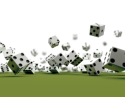 falling dice